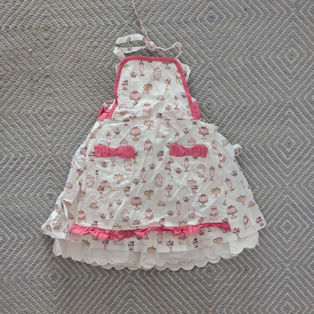 Janie & Jack Ice Cream Dress with Apron 12-18m